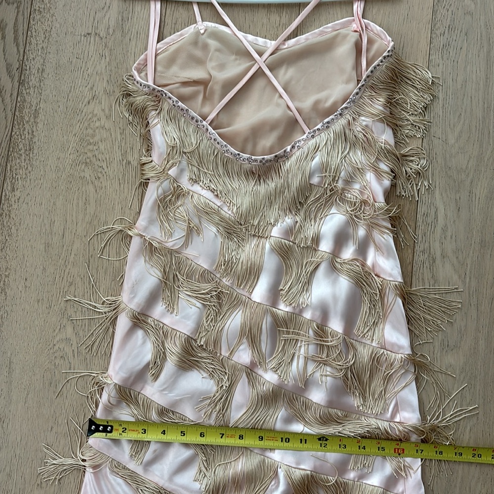 Vintage Fringe Flapper Girl Dress - Picture 12 of 15